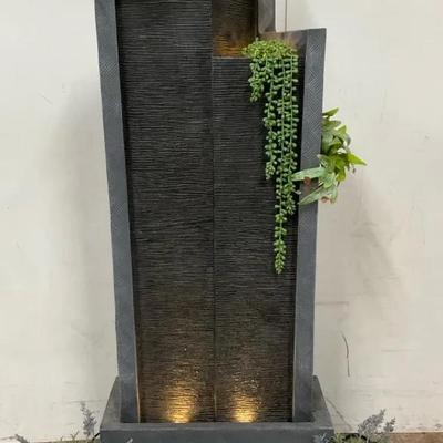 Garden Water Fountain W/ Lights