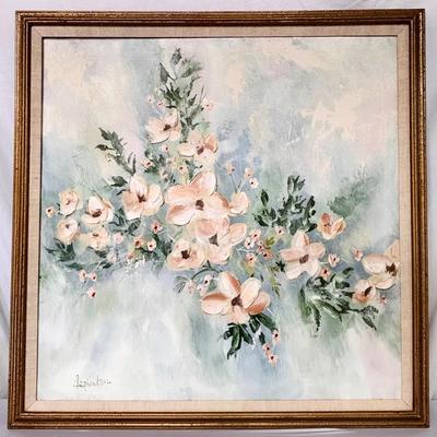 Original Stephen Kaye Large Impasto Floral Painting