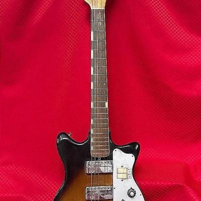 Electric Sunburst Guitar From Teisco