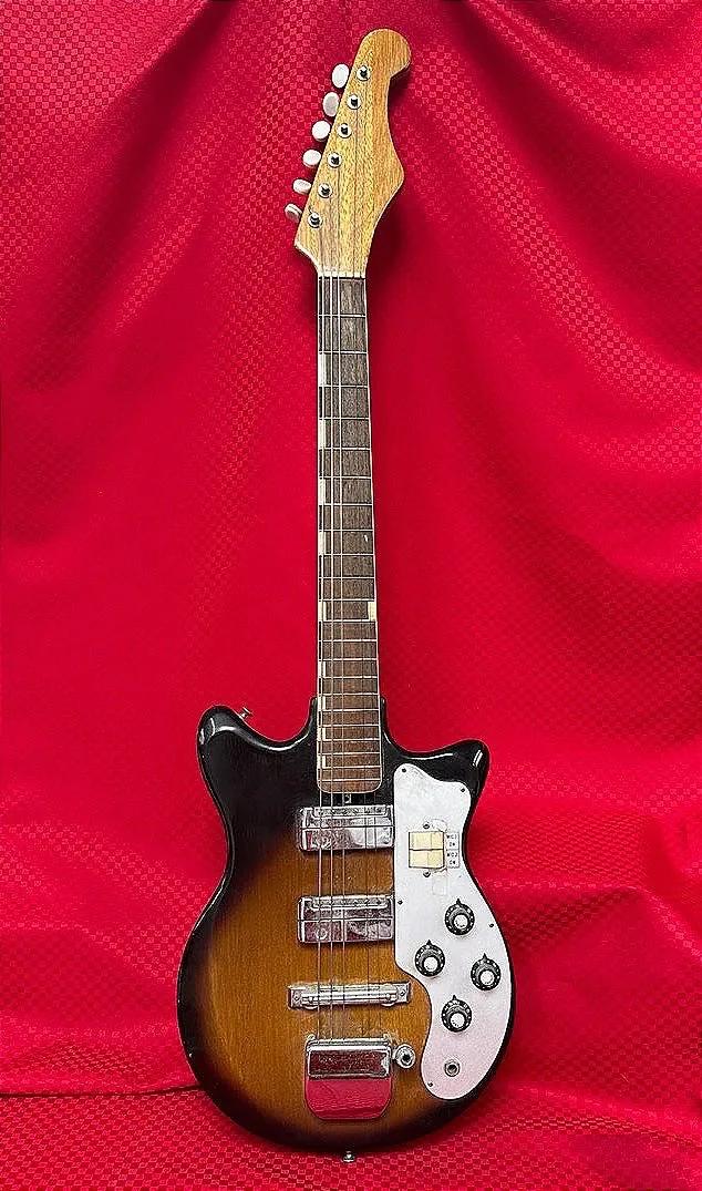 Electric Sunburst Guitar From Teisco