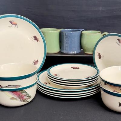Stoneware Mugs & Anglers Expressions Stoneware Plates + bowls 