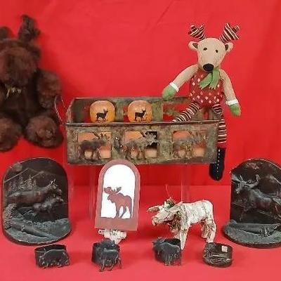 Vintage Moose Decor