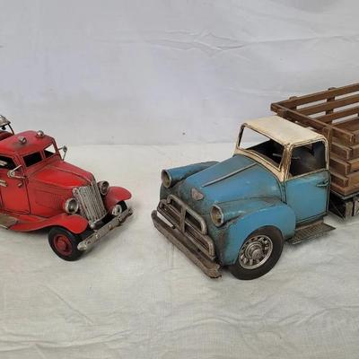 Two Vintage Model Trucks