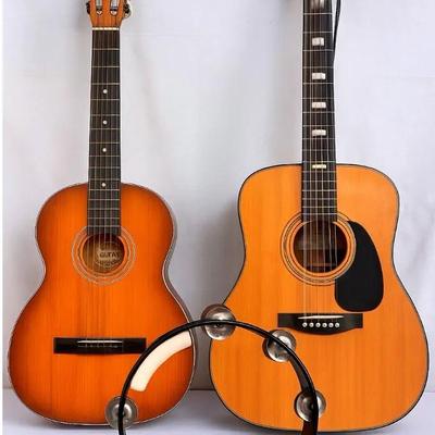 A Vintage Collection of String and Percussion Instruments