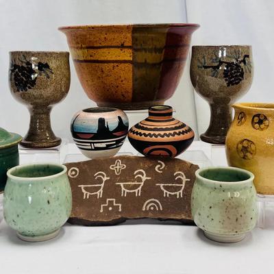 Collection of Studio Pottery and Southwestern Art