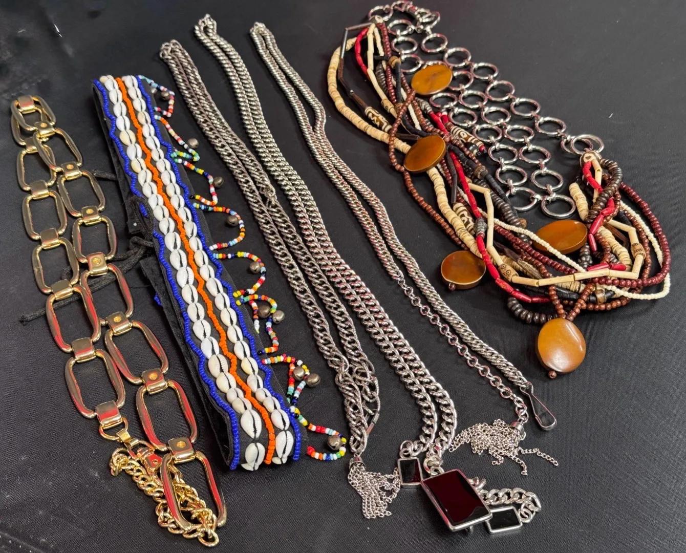 Chain And Beaded Belts, 1960s 