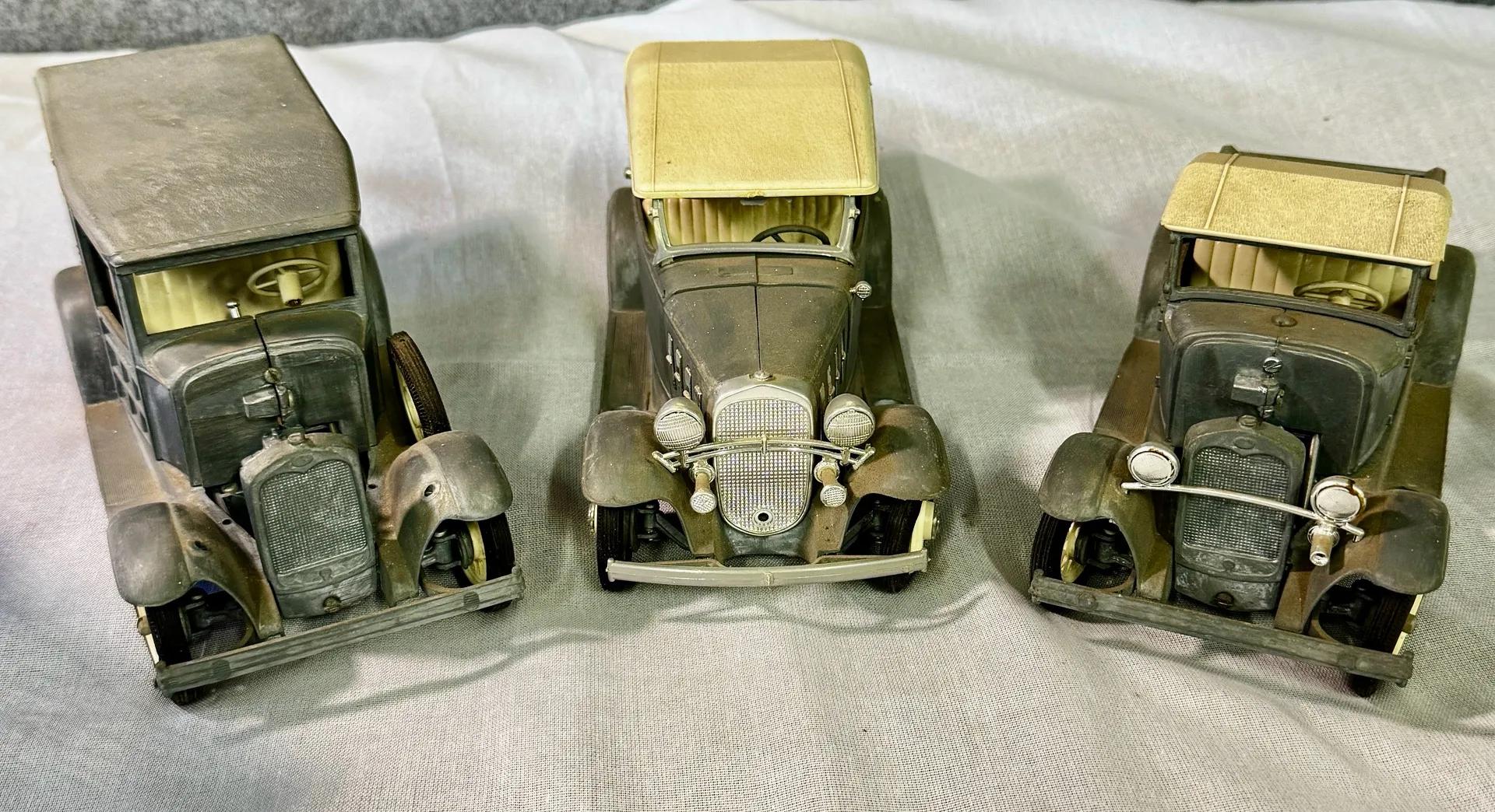 3x 1930 Ford Model A Die cast model cars