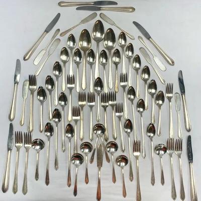 68-pc Roger’s & Son Flatware 