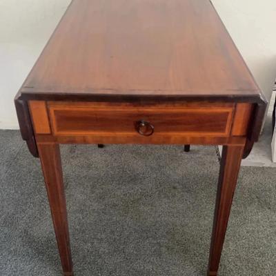 Antique Mahogany Drop Leaf Table