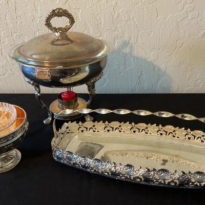 English Silver MFG Corporation Heated Serving Bowl, Plus More