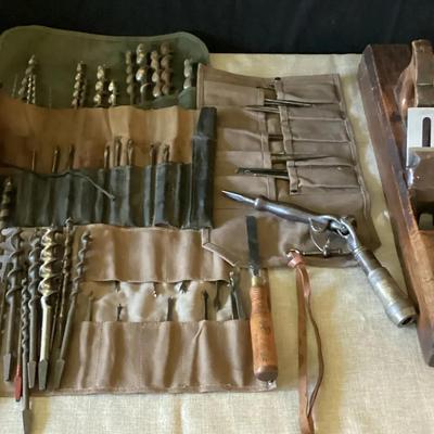 Plane And Drill Bits Lot