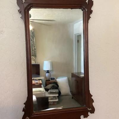 Antique Wooden Mirror