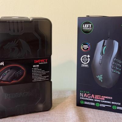 Reddragon Impact Gaming Mouse, And NAGA Left Handed Gaming Mouse 