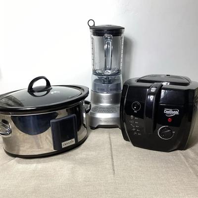 Crockpot, Breville Blender & Presto Deep Fryer