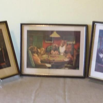 Dogs Playing Poker Frame Picture (3) by Cassius Marcellus Coolidge