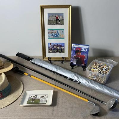 G Loomis Ram Bore Thru One, Momentus Swing Trainer And Jack Nicklaus Five Pound Bill 