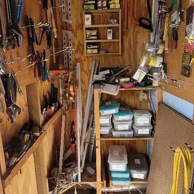 Everything In This Shed! Hand Tools, Power Tools, Other Tools, Oh My!