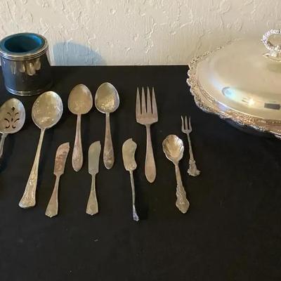 Antique Oneida Community Serving Utensils And More