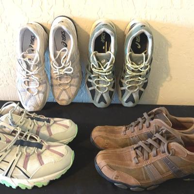 10.5 Men’s Sketchers And Three Pairs Of 11.5 ASIC’s!