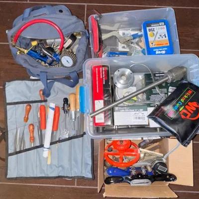 Measuring Tools, Nova Lathe, Geared Scroll Chuck Package, Files And More
