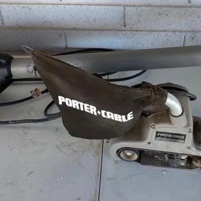 Porter Cable Belt Sander, And Buffer