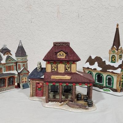 Chrismas Village Scenes