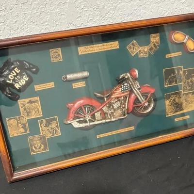 Motorcycle Shadowbox 