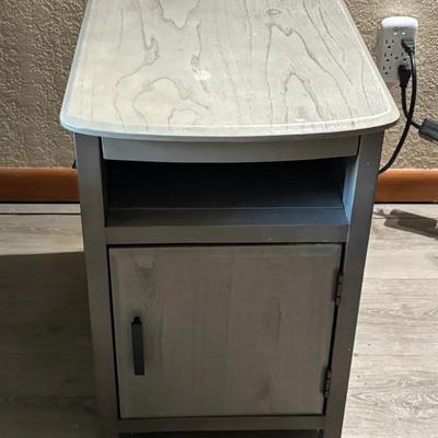 Gray End Table