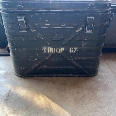 Vintage Military Food Storage Box