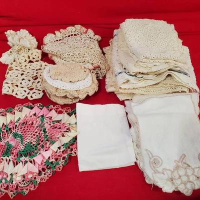 Vintage Doilies And Table Covers