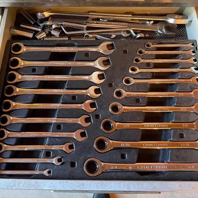 Craftsman Ratchet Wrench Set and Other Tool Lot