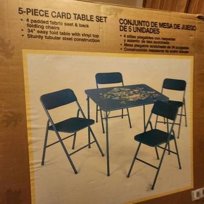 Card Table And Chairs NEW in Box
