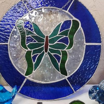 Stained Glass And Glass Figurines Collection 