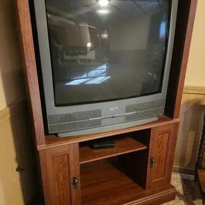 Entertainment Cabinet With TV