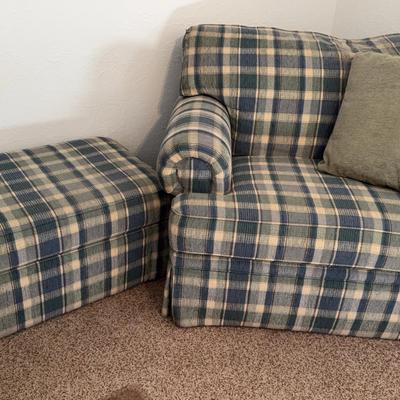 Arm Chair And Ottoman