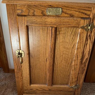 Vintage Ice Block Fridge