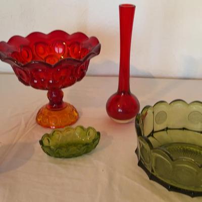 Fenton and Indiana Colorful Glass 