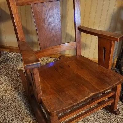 Wood Rocking Chair
