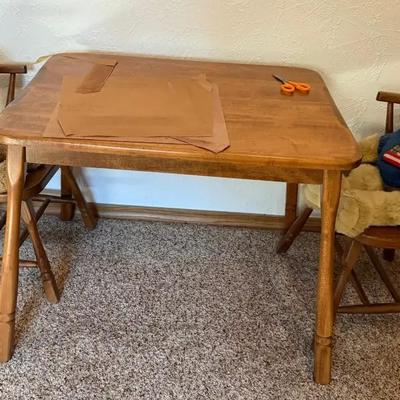 Kids Crafting Table, Chairs, And Toys