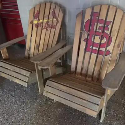 St. Louis Cardinals Wooden Adirondack Chair