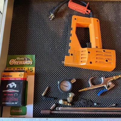 Electric Staple Gun and Other Tools