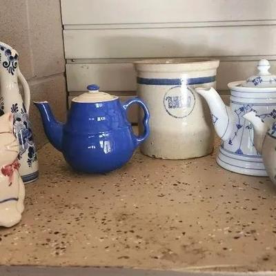 Cobalt Blue Vases, Ceramic Teapots & Decor 