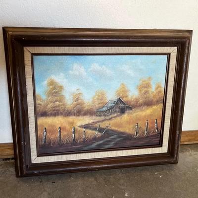 Old Barn Painting