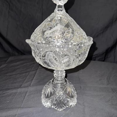 Hofbauer Byrdes Crystal Compote