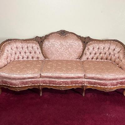 Antique Pink Sofa