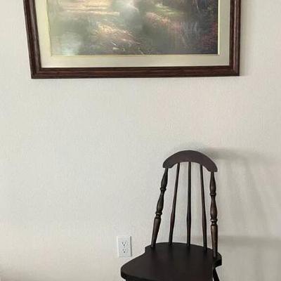 Rs125v thomas kinkade antique chair