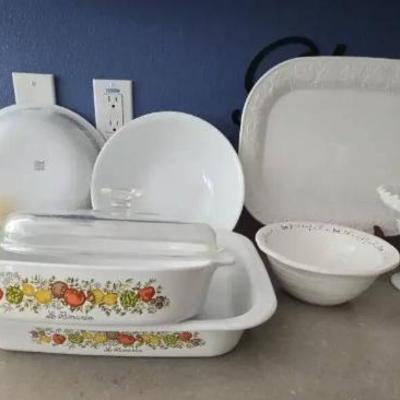 Rs123 vintage cookware and serving dishes