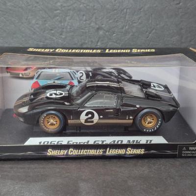 1:18 Die Cast Metal Shelby Collectibles Legend Series #2 Bruce McLaren 1966 Ford GT-40 MK II - In Original Box