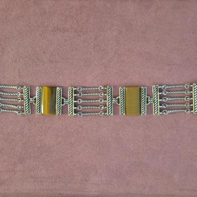 Vintage Tiger Eye 7" Bracelet