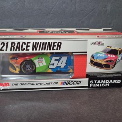 1:24 Die Cast Metal Lionel Racing 2021 #54 Kyle Busch M&M's Racing 2021 Supra - In Original Box